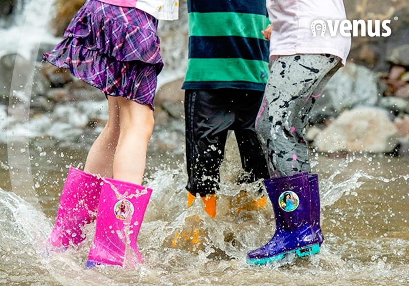 botas impermeables venus para grandes y chicos 