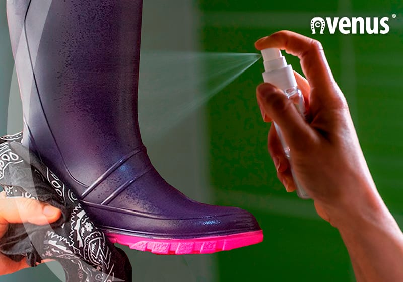 usa un desinfectante y pulveriza