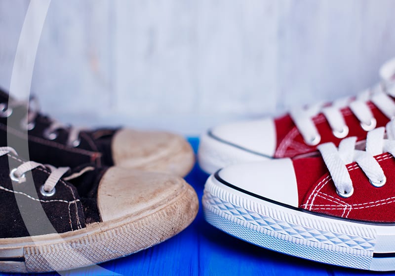 tendrás que reemplazar tus zapatos